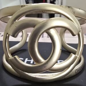 CC Gold Cuff Bracelet
